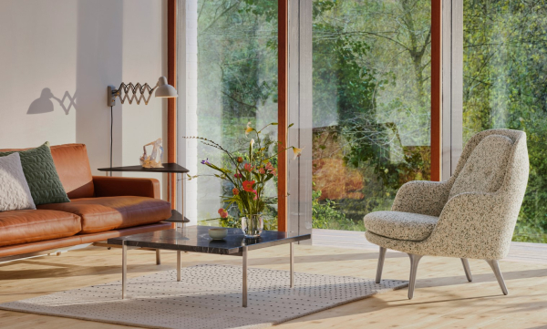 Fritz Hansen Kaiser Idell™ Wandleuchte grau